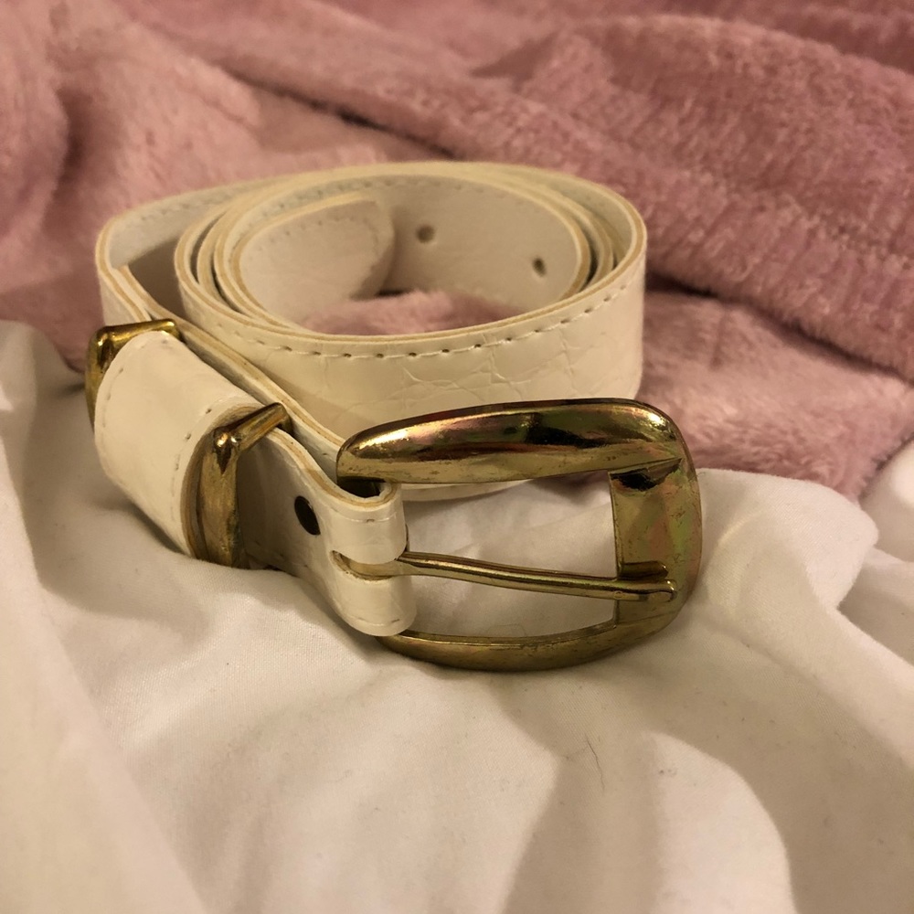 Snakeskin Print Belt